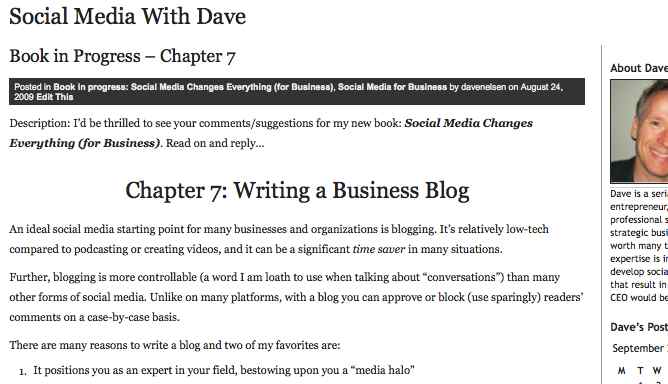 Click to visit Dave's Blog